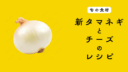 【旬の食材】新たまねぎを使ったチーズ料理の5つのレシピ 【旬の食材】新たまねぎを使ったチーズ料理の5つのレシピ