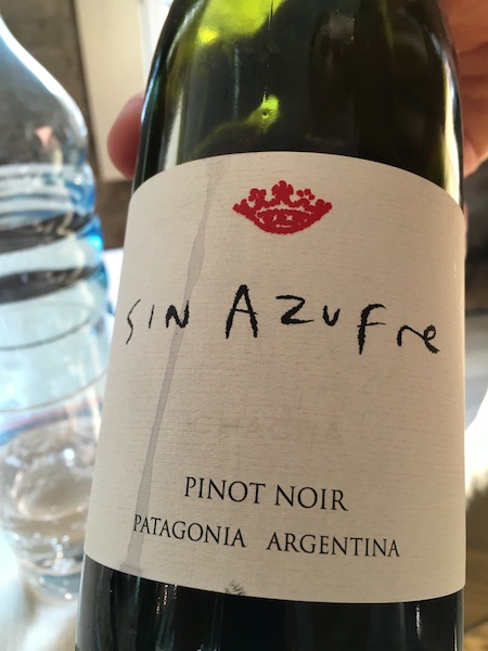 Chacra Sin Azufre Pinot Noir 2015